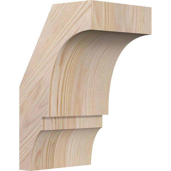 Ekena Millwork 5 1/2"W x 6"D x 10"H Balboa Smooth Knee Brace, Douglas Fir BRC06X06X10BOA00SDF - main